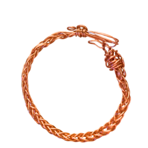 Copper Viking-Knit Woven Wire Bracelet-image